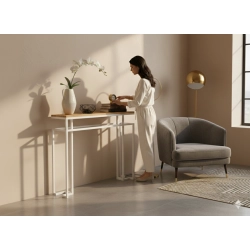 KONSOLA Z DREWNA LITEGO DĄB OLCHA JESION SKD-366